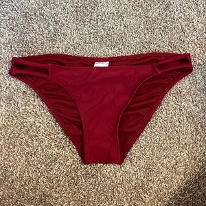 Ruched bikini bottoms NWOT
